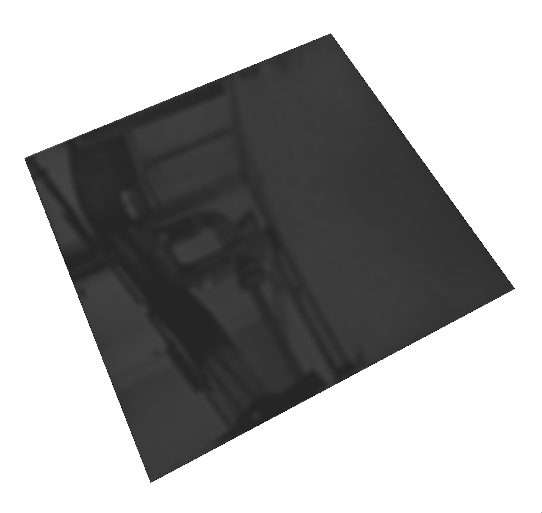 Kim Camille Kreuz Motiv der Einladungskarte zur Ausstellung In Suspension Köln